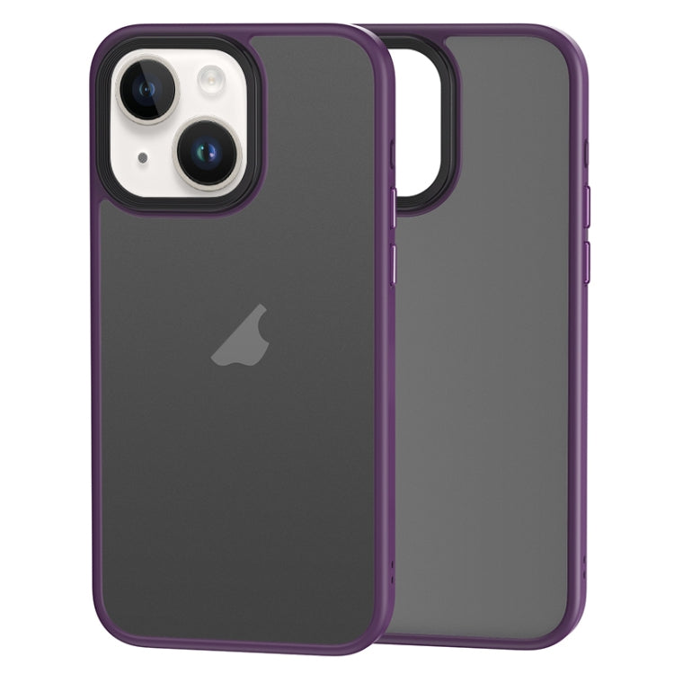 Brilliant Series Custodia per telefono per PC anti-impronta microsmerigliata, For iPhone 15 Pro Max, For iPhone 15 Pro, For iPhone 15 Plus, For iPhone 15
