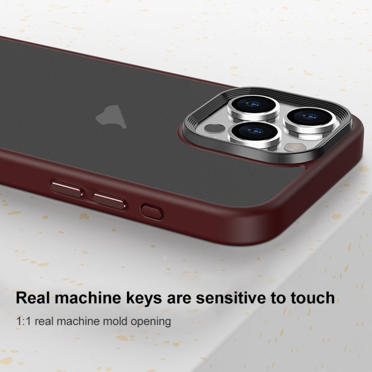 Brilliant Series Custodia per telefono per PC anti-impronta microsmerigliata, For iPhone 15 Pro Max, For iPhone 15 Pro, For iPhone 15 Plus, For iPhone 15
