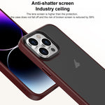 Brilliant Series Custodia per telefono per PC anti-impronta microsmerigliata, For iPhone 15 Pro Max, For iPhone 15 Pro, For iPhone 15 Plus, For iPhone 15