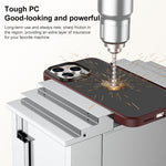 Brilliant Series Custodia per telefono per PC anti-impronta microsmerigliata, For iPhone 15 Pro Max, For iPhone 15 Pro, For iPhone 15 Plus, For iPhone 15