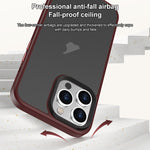Brilliant Series Custodia per telefono per PC anti-impronta microsmerigliata, For iPhone 15 Pro Max, For iPhone 15 Pro, For iPhone 15 Plus, For iPhone 15