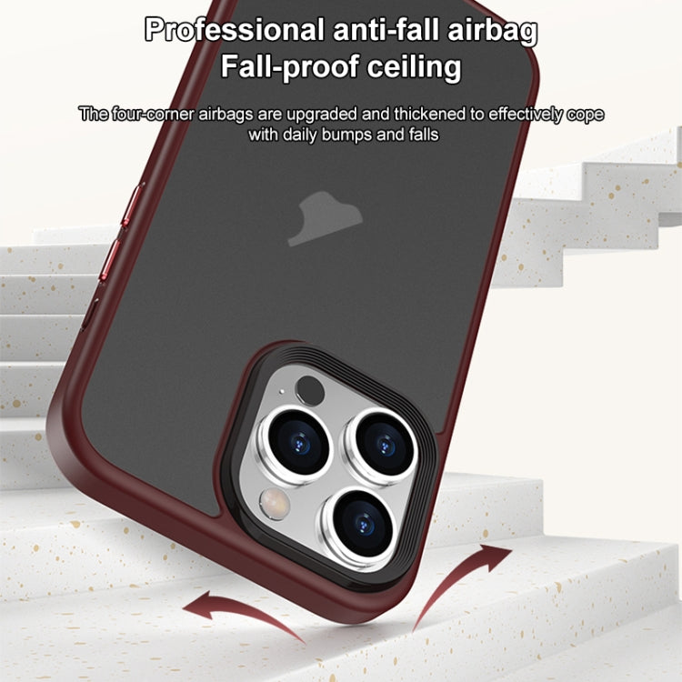 Brilliant Series Custodia per telefono per PC anti-impronta microsmerigliata, For iPhone 15 Pro Max, For iPhone 15 Pro, For iPhone 15 Plus, For iPhone 15