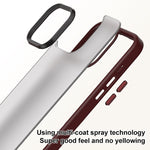 Brilliant Series Custodia per telefono per PC anti-impronta microsmerigliata, For iPhone 15 Pro Max, For iPhone 15 Pro, For iPhone 15 Plus, For iPhone 15