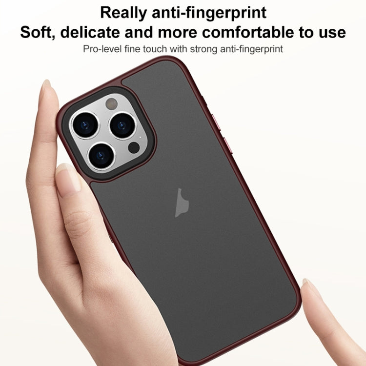 Brilliant Series Custodia per telefono per PC anti-impronta microsmerigliata, For iPhone 15 Pro Max, For iPhone 15 Pro, For iPhone 15 Plus, For iPhone 15