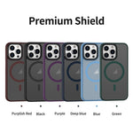 Brilliant Series Custodia per telefono per PC anti-impronta MagSafe micro-smerigliata, For iPhone 15 Pro Max, For iPhone 15 Pro, For iPhone 15 Plus, For iPhone 15