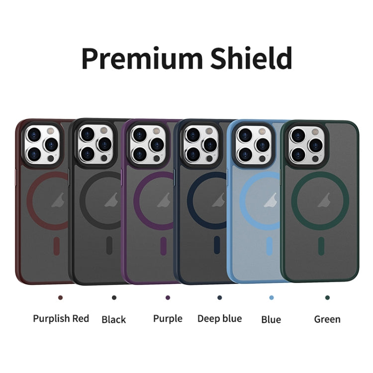 Brilliant Series Custodia per telefono per PC anti-impronta MagSafe micro-smerigliata, For iPhone 15 Pro Max, For iPhone 15 Pro, For iPhone 15 Plus, For iPhone 15