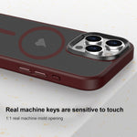 Brilliant Series Custodia per telefono per PC anti-impronta MagSafe micro-smerigliata, For iPhone 15 Pro Max, For iPhone 15 Pro, For iPhone 15 Plus, For iPhone 15