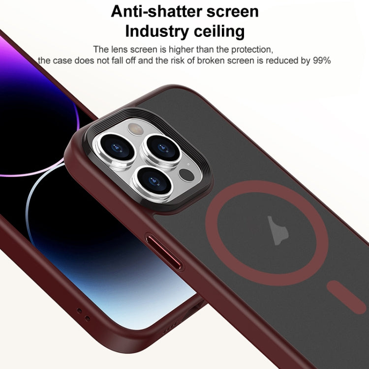 Brilliant Series Custodia per telefono per PC anti-impronta MagSafe micro-smerigliata, For iPhone 15 Pro Max, For iPhone 15 Pro, For iPhone 15 Plus, For iPhone 15