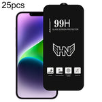 Pellicola in vetro temperato a schermo intero ad arco grande in alluminio da 25 pezzi, For iPhone 17 Pro Max, For iPhone 17 Pro, For iPhone 17, For iPhone Air, For iPhone 16 Pro Max, For iPhone 16 Pro, For iPhone 16 Plus, For iPhone 16                 ...