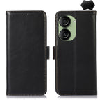 Custodia per telefono RFID in vera pelle con struttura magnetica Crazy Horse, For Asus ZenFone 10 / 9