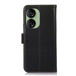Custodia per telefono RFID in vera pelle con struttura magnetica Crazy Horse, For Asus ZenFone 10 / 9