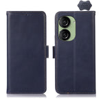 Custodia per telefono RFID in vera pelle con struttura magnetica Crazy Horse, For Asus ZenFone 10 / 9