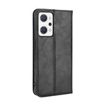 Custodia per telefono in pelle con trama retrò con fibbia magnetica, For OPPO Reno9 A / Reno7 A