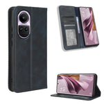 Custodia per telefono in pelle con trama retrò con fibbia magnetica, For OPPO A38 4G / A18 4G, For OPPO A2 Pro 5G, For OPPO A58 4G, For OPPO Reno10 Global, For OPPO A78 4G, For OPPO Find X8 Pro