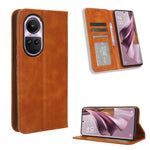 Custodia per telefono in pelle con trama retrò con fibbia magnetica, For OPPO A38 4G / A18 4G, For OPPO A2 Pro 5G, For OPPO A58 4G, For OPPO Reno10 Global, For OPPO A78 4G, For OPPO Find X8 Pro