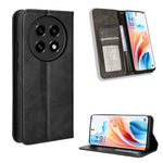 Custodia per telefono in pelle con trama retrò con fibbia magnetica, For OPPO A38 4G / A18 4G, For OPPO A2 Pro 5G, For OPPO A58 4G, For OPPO Reno10 Global, For OPPO A78 4G, For OPPO Find X8 Pro