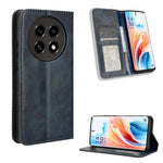 Custodia per telefono in pelle con trama retrò con fibbia magnetica, For OPPO A38 4G / A18 4G, For OPPO A2 Pro 5G, For OPPO A58 4G, For OPPO Reno10 Global, For OPPO A78 4G, For OPPO Find X8 Pro