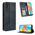 Custodia per telefono in pelle con trama retrò con fibbia magnetica, For OPPO A38 4G / A18 4G, For OPPO A2 Pro 5G, For OPPO A58 4G, For OPPO Reno10 Global, For OPPO A78 4G, For OPPO Find X8 Pro