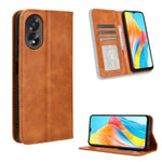 Custodia per telefono in pelle con trama retrò con fibbia magnetica, For OPPO A38 4G / A18 4G, For OPPO A2 Pro 5G, For OPPO A58 4G, For OPPO Reno10 Global, For OPPO A78 4G, For OPPO Find X8 Pro
