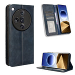 Custodia per telefono in pelle con trama retrò con fibbia magnetica, For OPPO Find X7 5G, For OPPO Reno11 5G Global, For OPPO Reno11 Pro 5G Global, For OPPO Find X7 Ultra 5G, For OPPO A79 5G / A2 5G, For OPPO Find N3 / OnePlus Open