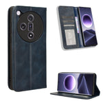 Custodia per telefono in pelle con trama retrò con fibbia magnetica, For OPPO Find X7 5G, For OPPO Reno11 5G Global, For OPPO Reno11 Pro 5G Global, For OPPO Find X7 Ultra 5G, For OPPO A79 5G / A2 5G, For OPPO Find N3 / OnePlus Open