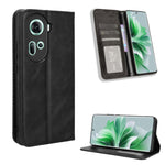Custodia per telefono in pelle con trama retrò con fibbia magnetica, For OPPO Find X7 5G, For OPPO Reno11 5G Global, For OPPO Reno11 Pro 5G Global, For OPPO Find X7 Ultra 5G, For OPPO A79 5G / A2 5G, For OPPO Find N3 / OnePlus Open