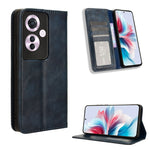 Custodia per telefono in pelle con trama retrò con fibbia magnetica, For OPPO Reno12 5G Global, For OPPO F27 Pro 5G / F27 Pro+ 5G, For OPPO A60 4G, For OPPO A3 Pro 5G, For OPPO A3 Pro 5G Global, For OPPO Reno11 F 5G / F25 Pro 5G