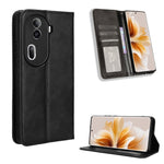 Custodia per telefono in pelle con trama retrò con fibbia magnetica, For OPPO Find X7 5G, For OPPO Reno11 5G Global, For OPPO Reno11 Pro 5G Global, For OPPO Find X7 Ultra 5G, For OPPO A79 5G / A2 5G, For OPPO Find N3 / OnePlus Open