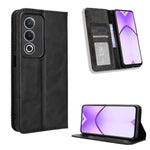 Custodia per telefono in pelle con trama retrò con fibbia magnetica, For OPPO Reno12 5G Global, For OPPO F27 Pro 5G / F27 Pro+ 5G, For OPPO A60 4G, For OPPO A3 Pro 5G, For OPPO A3 Pro 5G Global, For OPPO Reno11 F 5G / F25 Pro 5G