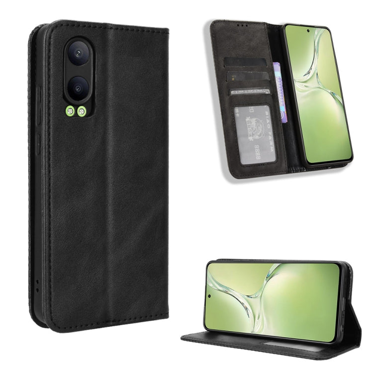 Custodia per telefono in pelle con trama retrò con fibbia magnetica, For OPPO Find X8, For OPPO K12X 5G / OnePlus Nord CE4 Lite 5G, For OPPO A3x 5G India, For OPPO Reno12 F 5G, For OPPO Reno11 PJH110, For OPPO Reno12 Pro 5G Global