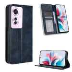 Custodia per telefono in pelle con trama retrò con fibbia magnetica, For OPPO Find X8, For OPPO K12X 5G / OnePlus Nord CE4 Lite 5G, For OPPO A3x 5G India, For OPPO Reno12 F 5G, For OPPO Reno11 PJH110, For OPPO Reno12 Pro 5G Global
