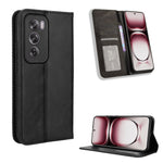 Custodia per telefono in pelle con trama retrò con fibbia magnetica, For OPPO Reno12 5G Global, For OPPO F27 Pro 5G / F27 Pro+ 5G, For OPPO A60 4G, For OPPO A3 Pro 5G, For OPPO A3 Pro 5G Global, For OPPO Reno11 F 5G / F25 Pro 5G