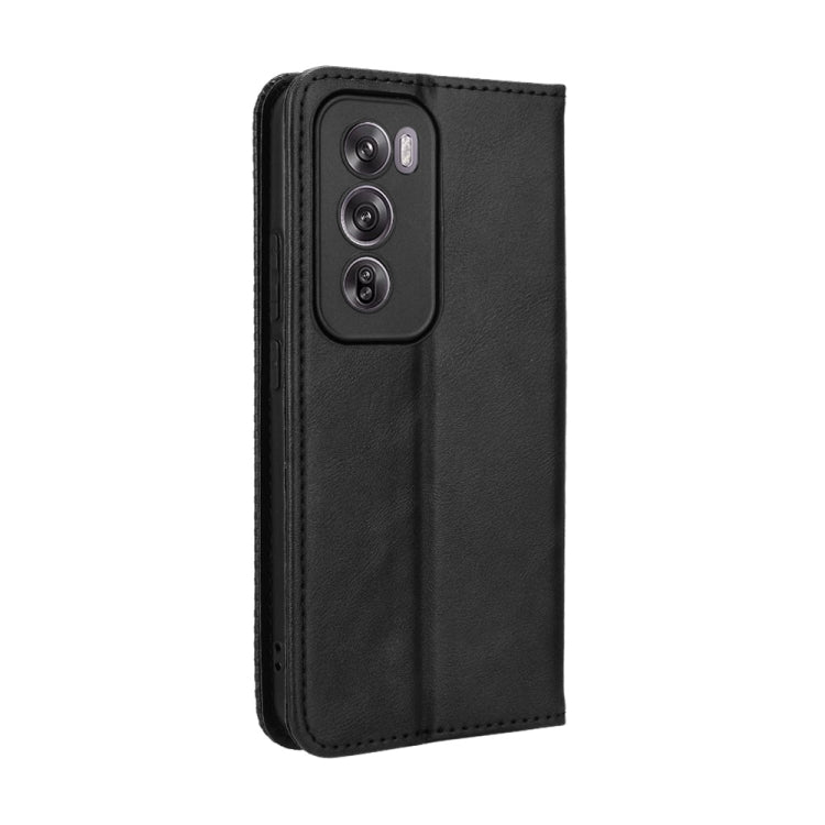 Custodia per telefono in pelle con trama retrò con fibbia magnetica, For OPPO Reno12 5G Global, For OPPO F27 Pro 5G / F27 Pro+ 5G, For OPPO A60 4G, For OPPO A3 Pro 5G, For OPPO A3 Pro 5G Global, For OPPO Reno11 F 5G / F25 Pro 5G
