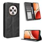 Custodia per telefono in pelle con trama retrò con fibbia magnetica, For OPPO Find X8, For OPPO K12X 5G / OnePlus Nord CE4 Lite 5G, For OPPO A3x 5G India, For OPPO Reno12 F 5G, For OPPO Reno11 PJH110, For OPPO Reno12 Pro 5G Global