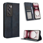 Custodia per telefono in pelle con trama retrò con fibbia magnetica, For OPPO Find X8, For OPPO K12X 5G / OnePlus Nord CE4 Lite 5G, For OPPO A3x 5G India, For OPPO Reno12 F 5G, For OPPO Reno11 PJH110, For OPPO Reno12 Pro 5G Global