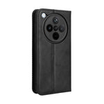 Custodia per telefono in pelle con trama retrò con fibbia magnetica, For OPPO Find X8, For OPPO K12X 5G / OnePlus Nord CE4 Lite 5G, For OPPO A3x 5G India, For OPPO Reno12 F 5G, For OPPO Reno11 PJH110, For OPPO Reno12 Pro 5G Global