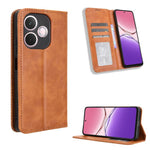 Custodia per telefono in pelle con trama retrò con fibbia magnetica, For OPPO F29 Pro 5G, For OPPO F29 5G Global, For OPPO A5 Pro Global, For OPPO Reno13 Pro 5G Global, For OPPO Reno13 5G Global, For OPPO Reno13 F 4G / 5G