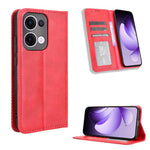 Custodia per telefono in pelle con trama retrò con fibbia magnetica, For OPPO F29 Pro 5G, For OPPO F29 5G Global, For OPPO A5 Pro Global, For OPPO Reno13 Pro 5G Global, For OPPO Reno13 5G Global, For OPPO Reno13 F 4G / 5G