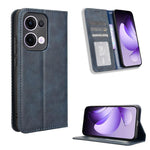 Custodia per telefono in pelle con trama retrò con fibbia magnetica, For OPPO F29 Pro 5G, For OPPO F29 5G Global, For OPPO A5 Pro Global, For OPPO Reno13 Pro 5G Global, For OPPO Reno13 5G Global, For OPPO Reno13 F 4G / 5G