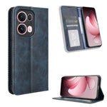 Custodia per telefono in pelle con trama retrò con fibbia magnetica, For OPPO F29 Pro 5G, For OPPO F29 5G Global, For OPPO A5 Pro Global, For OPPO Reno13 Pro 5G Global, For OPPO Reno13 5G Global, For OPPO Reno13 F 4G / 5G