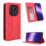Custodia per telefono in pelle con trama retrò con fibbia magnetica, For OPPO F29 Pro 5G, For OPPO F29 5G Global, For OPPO A5 Pro Global, For OPPO Reno13 Pro 5G Global, For OPPO Reno13 5G Global, For OPPO Reno13 F 4G / 5G