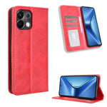 Custodia per telefono in pelle con trama retrò con fibbia magnetica, For OPPO A5 4G / 5G Global, For OPPO Reno14 5G Global, For OPPO K13 5G, For OPPO Find X8s+ 5G, For OPPO Find X8s 5G, For OPPO Find X8 Ultra 5G