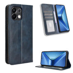 Custodia per telefono in pelle con trama retrò con fibbia magnetica, For OPPO A5 4G / 5G Global, For OPPO Reno14 5G Global, For OPPO K13 5G, For OPPO Find X8s+ 5G, For OPPO Find X8s 5G, For OPPO Find X8 Ultra 5G