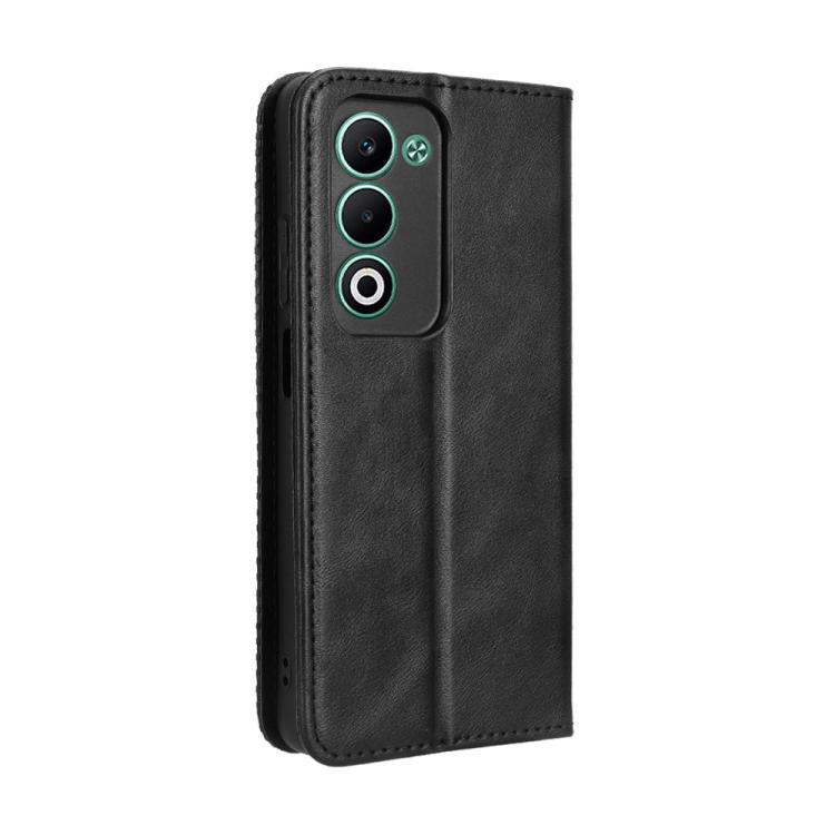 Custodia per telefono in pelle con trama retrò con fibbia magnetica, For OPPO A5 4G / 5G Global, For OPPO Reno14 5G Global, For OPPO K13 5G, For OPPO Find X8s+ 5G, For OPPO Find X8s 5G, For OPPO Find X8 Ultra 5G