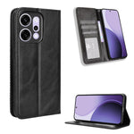 Custodia per telefono in pelle con trama retrò con fibbia magnetica, For OPPO A5 4G / 5G Global, For OPPO Reno14 5G Global, For OPPO K13 5G, For OPPO Find X8s+ 5G, For OPPO Find X8s 5G, For OPPO Find X8 Ultra 5G