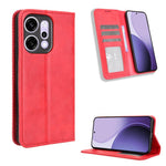 Custodia per telefono in pelle con trama retrò con fibbia magnetica, For OPPO A5 4G / 5G Global, For OPPO Reno14 5G Global, For OPPO K13 5G, For OPPO Find X8s+ 5G, For OPPO Find X8s 5G, For OPPO Find X8 Ultra 5G