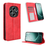 Custodia per telefono in pelle con trama retrò con fibbia magnetica, For OPPO A6 Pro 4G / 5G Global / F31 5G, For OPPO A6 Max 5G / F31 Pro+ 5G, For OPPO F31 Pro 5G, For OPPO Find X9 Pro, For OPPO Reno14 F 5G, For OPPO A5x 4G / 5G Global