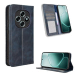 Custodia per telefono in pelle con trama retrò con fibbia magnetica, For OPPO A6 Pro 4G / 5G Global / F31 5G, For OPPO A6 Max 5G / F31 Pro+ 5G, For OPPO F31 Pro 5G, For OPPO Find X9 Pro, For OPPO Reno14 F 5G, For OPPO A5x 4G / 5G Global