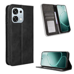 Custodia per telefono in pelle con trama retrò con fibbia magnetica, For OPPO A6 Pro 4G / 5G Global / F31 5G, For OPPO A6 Max 5G / F31 Pro+ 5G, For OPPO F31 Pro 5G, For OPPO Find X9 Pro, For OPPO Reno14 F 5G, For OPPO A5x 4G / 5G Global