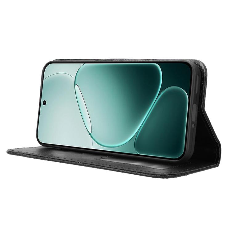 Custodia per telefono in pelle con trama retrò con fibbia magnetica, For OPPO A6 Pro 4G / 5G Global / F31 5G, For OPPO A6 Max 5G / F31 Pro+ 5G, For OPPO F31 Pro 5G, For OPPO Find X9 Pro, For OPPO Reno14 F 5G, For OPPO A5x 4G / 5G Global